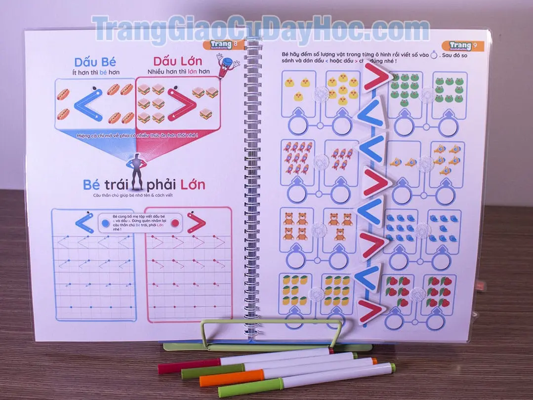 Vui học toán (tập2): bé học toán so sánh