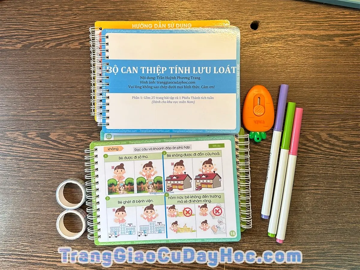 Thông tin sản phẩm set can thiệp đọc viết